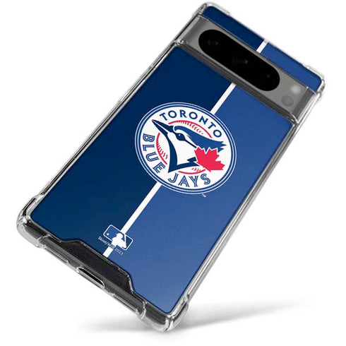 MLB Toronto Blue Jays Split Google Pixel 8 Pro Clear Case