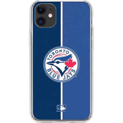 MLB Toronto Blue Jays Split iPhone 11 Clear Case