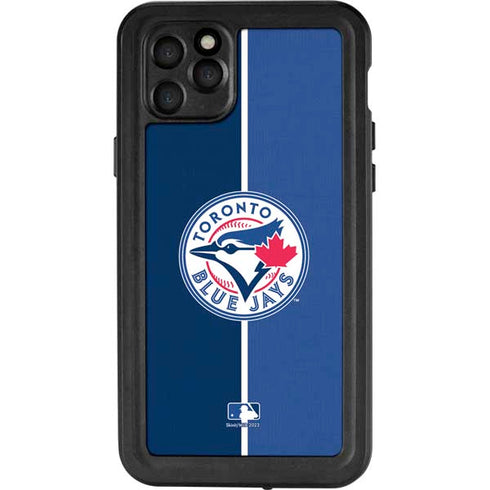 MLB Toronto Blue Jays Split iPhone 11 Pro Max Waterproof Case