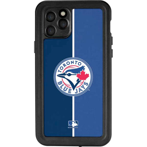 MLB Toronto Blue Jays Split iPhone 11 Pro Waterproof Case