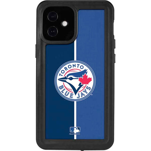 MLB Toronto Blue Jays Split iPhone 12 Mini Waterproof Case