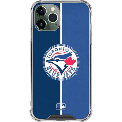 MLB Toronto Blue Jays Split iPhone 12 Pro Max Clear Case