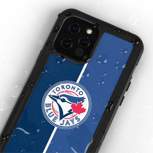 MLB Toronto Blue Jays Split iPhone 12 Pro Waterproof Case