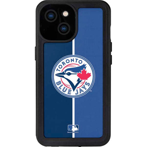 MLB Toronto Blue Jays Split iPhone 13 Mini Waterproof Case