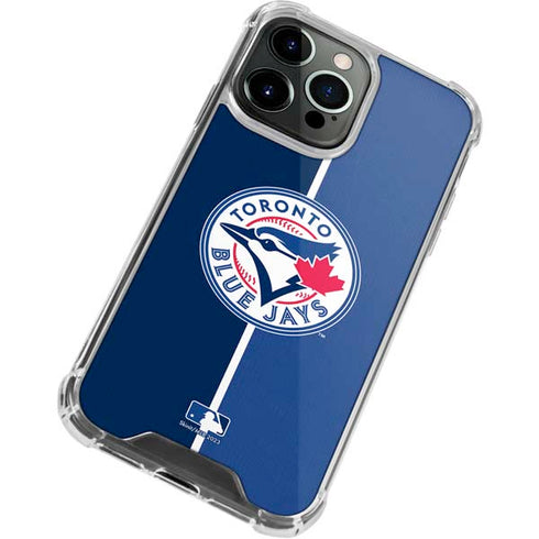 MLB Toronto Blue Jays Split iPhone 13 Pro Clear Case