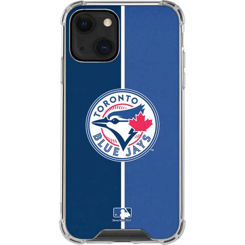 MLB Toronto Blue Jays Split iPhone 14 Plus Clear Case
