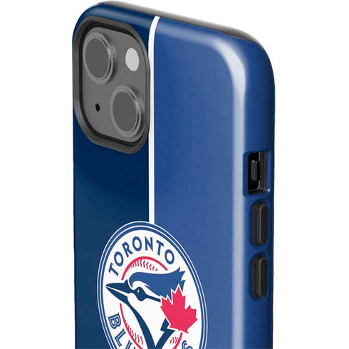 MLB Toronto Blue Jays Split iPhone 15 Plus Impact Case