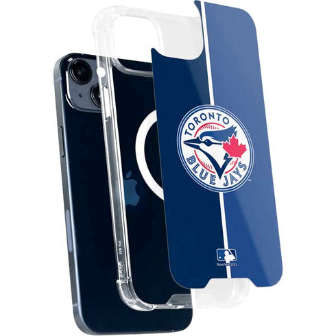 MLB Toronto Blue Jays Split iPhone 15 Plus MagSafe Case