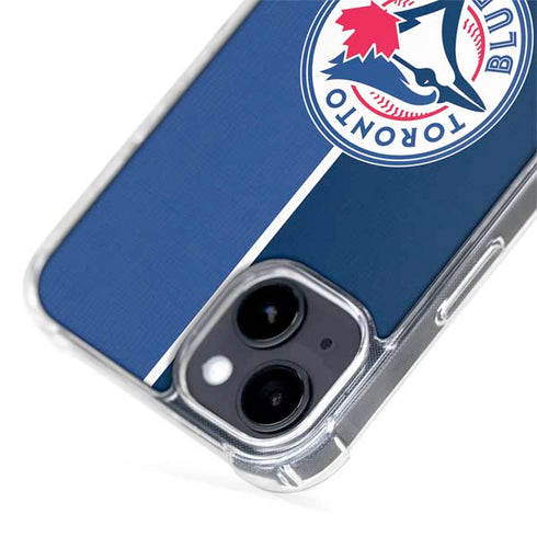 MLB Toronto Blue Jays Split iPhone 15 Plus MagSafe Case