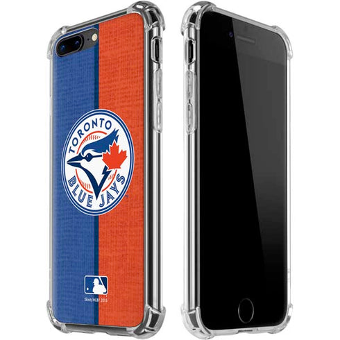 MLB Toronto Blue Jays Split iPhone 7/8 Plus Clear Case