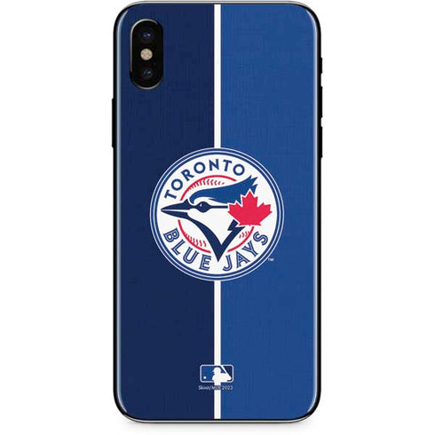 MLB Toronto Blue Jays Split iPhone XS Skin