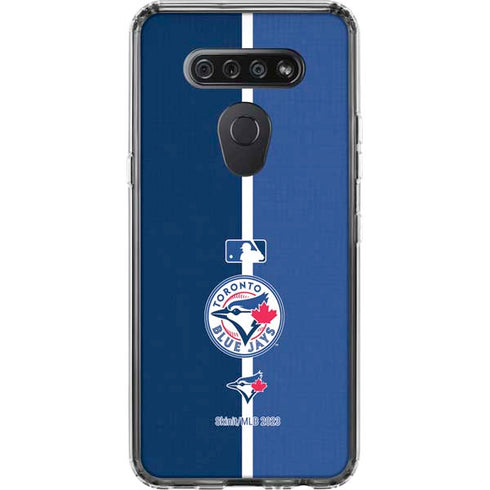 MLB Toronto Blue Jays Split LG K51/Q51 Clear Case