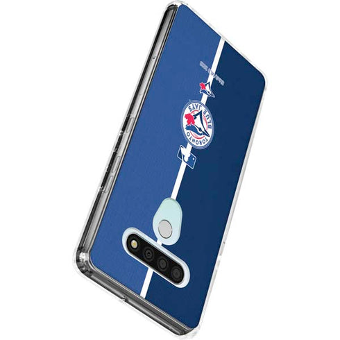 MLB Toronto Blue Jays Split LG Stylo 6 Clear Case