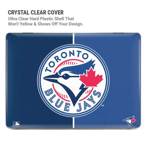 MLB Toronto Blue Jays Split MacBook Pro 16in (2019-20) Case plus Skin