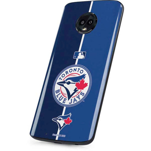 MLB Toronto Blue Jays Split Moto G6 Skin