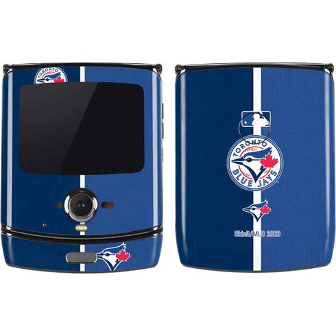 MLB Toronto Blue Jays Split Motorola RAZR Skin