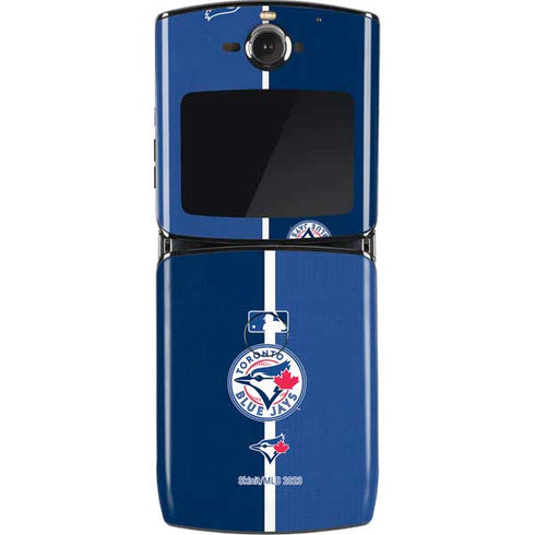 MLB Toronto Blue Jays Split Motorola RAZR Skin