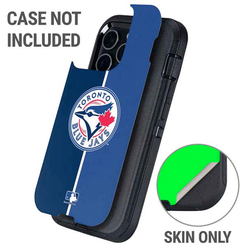 MLB Toronto Blue Jays Split Otterbox Defender iPhone Skin