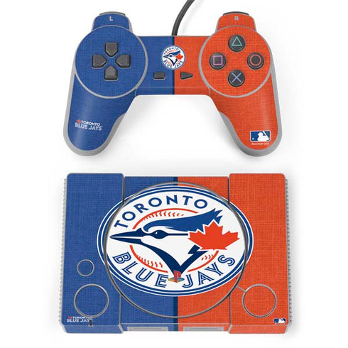 MLB Toronto Blue Jays Split PlayStation Classic Bundle Skin