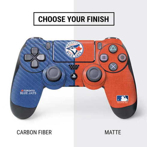 MLB Toronto Blue Jays Split PS4 Controller Skin