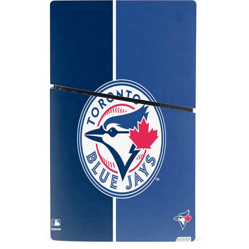 MLB Toronto Blue Jays Split PS5 Slim Digital Edition Console Skin