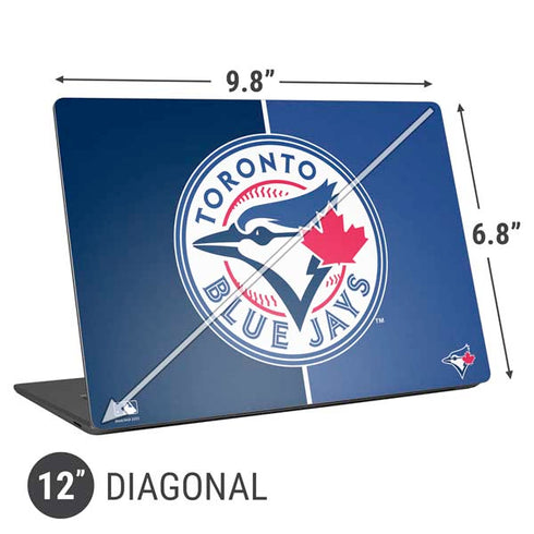 MLB Toronto Blue Jays Split Universal Laptop 12in (9.8 x 6.8in) Skin