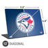 MLB Toronto Blue Jays Split Universal Laptop 12in (9.8 x 6.8in) Skin