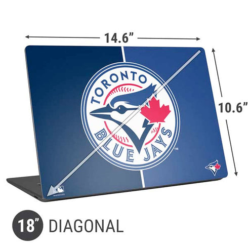 MLB Toronto Blue Jays Split Universal Laptop 18in (14.6 x 10.6in) Skin