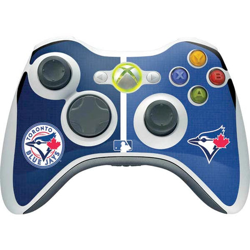 MLB Toronto Blue Jays Split Xbox 360 Wireless Controller Skin