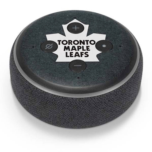 NHL Toronto Maple Leafs Black Background Amazon Echo Dot Skin