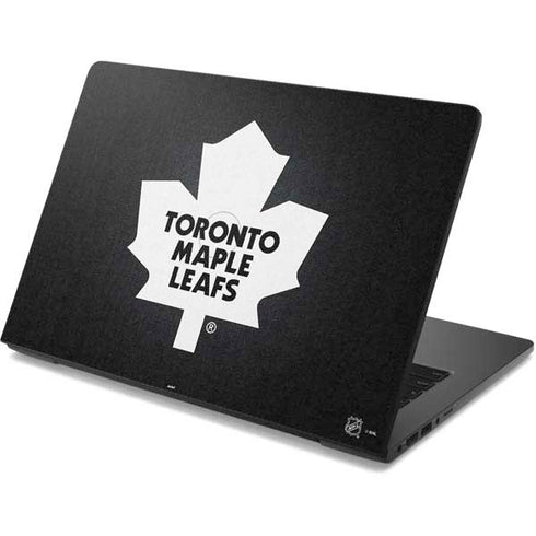 NHL Toronto Maple Leafs Black Background Dell Chromebook Skin