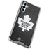 NHL Toronto Maple Leafs Black Background Galaxy A14 5G Clear Case