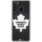 NHL Toronto Maple Leafs Black Background Galaxy A21 Clear Case