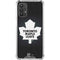 NHL Toronto Maple Leafs Black Background Galaxy A32 5G Clear Case