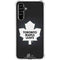 NHL Toronto Maple Leafs Black Background Galaxy A54 5G Clear Case
