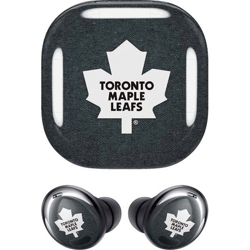 NHL Toronto Maple Leafs Black Background Galaxy Buds Pro Skin