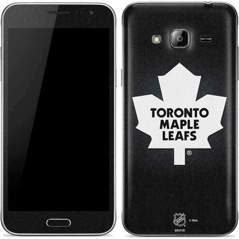 NHL Toronto Maple Leafs Black Background Galaxy J3 Skin