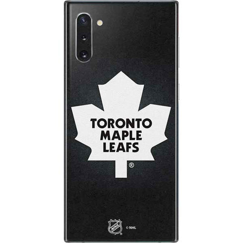 NHL Toronto Maple Leafs Black Background Galaxy Note 10 Skin