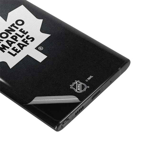 NHL Toronto Maple Leafs Black Background Galaxy Note 10 Skin