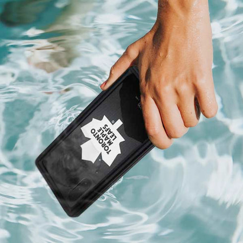 NHL Toronto Maple Leafs Black Background Galaxy Note 10 Waterproof Case