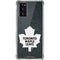 NHL Toronto Maple Leafs Black Background Galaxy Note20 5G Clear Case