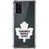 NHL Toronto Maple Leafs Black Background Galaxy Note20 5G Clear Case