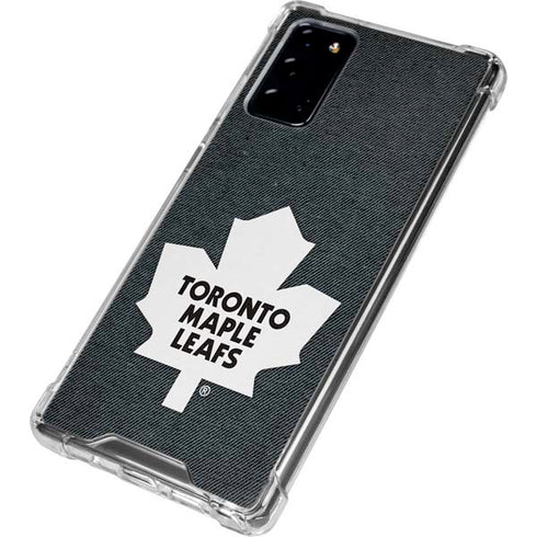 NHL Toronto Maple Leafs Black Background Galaxy Note20 5G Clear Case