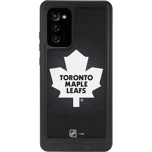 NHL Toronto Maple Leafs Black Background Galaxy Note20 5G Waterproof Case