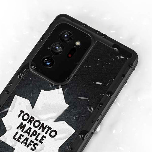 NHL Toronto Maple Leafs Black Background Galaxy Note20 Ultra 5G Waterproof Case