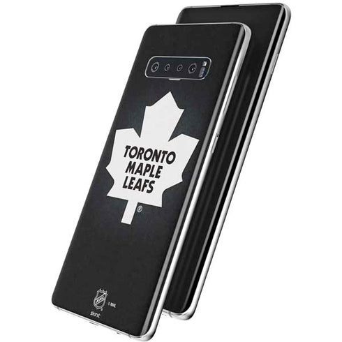 NHL Toronto Maple Leafs Black Background Galaxy S10 Plus Skin