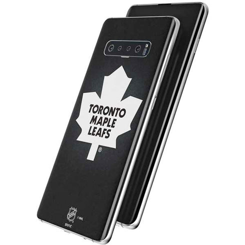 NHL Toronto Maple Leafs Black Background Galaxy S10 Skin