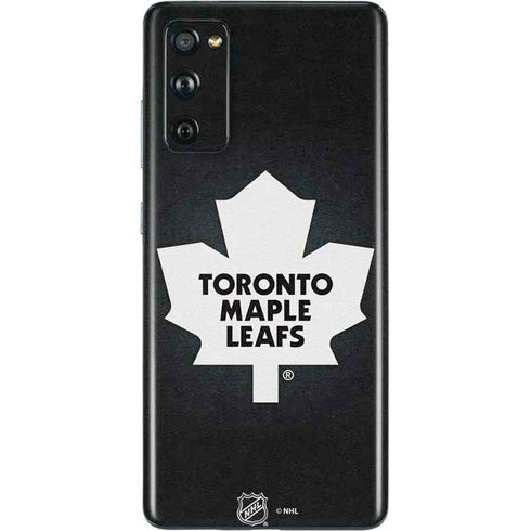 NHL Toronto Maple Leafs Black Background Galaxy S20 Fan Edition Skin