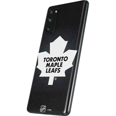 NHL Toronto Maple Leafs Black Background Galaxy S20 Fan Edition Skin