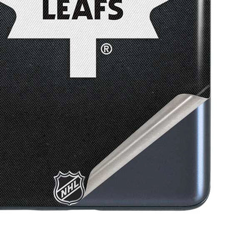 NHL Toronto Maple Leafs Black Background Galaxy S20 Fan Edition Skin